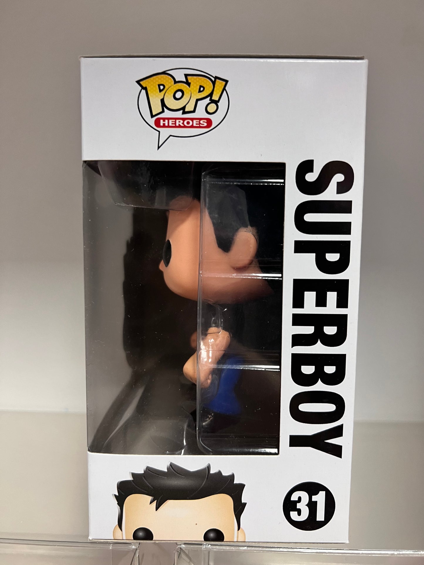 DC UNIVERSE SUPERBOY 31 FUNKO POP FIGURE+ PROTECTOR (VAULTED RARE)