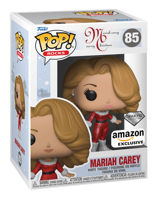 Funko Pop! Mariah Carey Merry Christmas 85 Amazon Diamond Collection + Free Protector