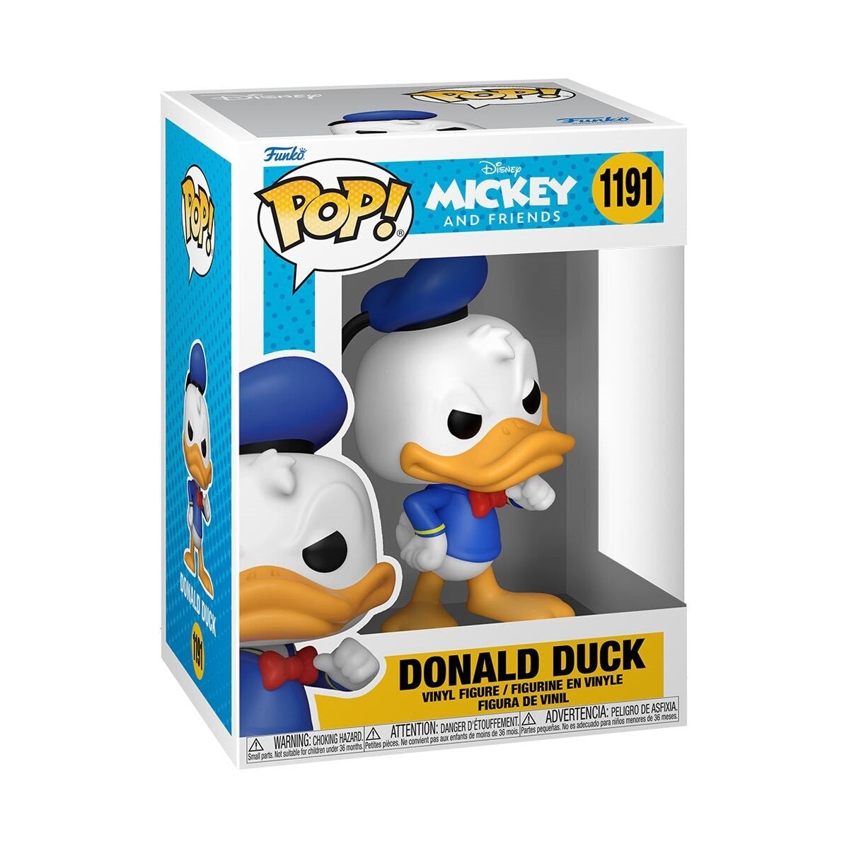 Funko Pop! Disney Mickey and Friends - Donald Duck 1191 + Pop Protector