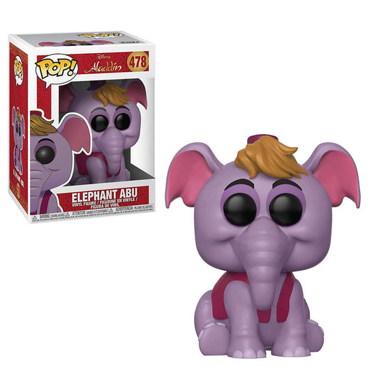 Funko Pop! Disney Aladdin Elephant Abu 478 + Free Protector