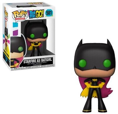 Funko Pop! Teen Titans Go! Starfire as Batgirl 581 + Pop Protector