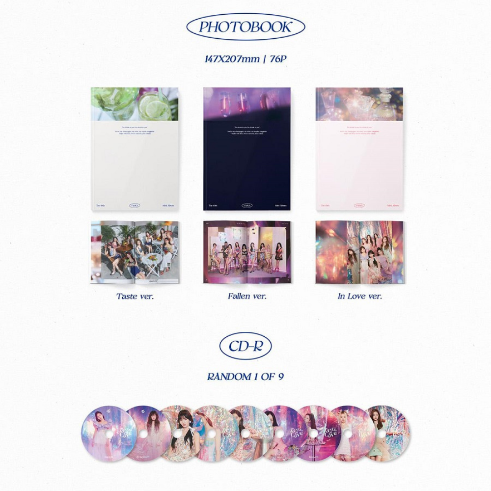 K-pop Twice The 10th Mini Album : Taste of Love - Fallen Ver.