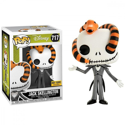 Funko Pop! Disney Tim Burton’s The Nightmare Before Christmas - Jack Skellington 717 Hot Topic Exclusive Figure + Pop Protector