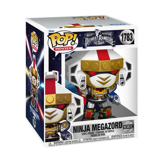 Funko Pop! Mighty Morphin Power Rangers The Movie - Ninja Megazord Metallic 1783 6-Inch Figure