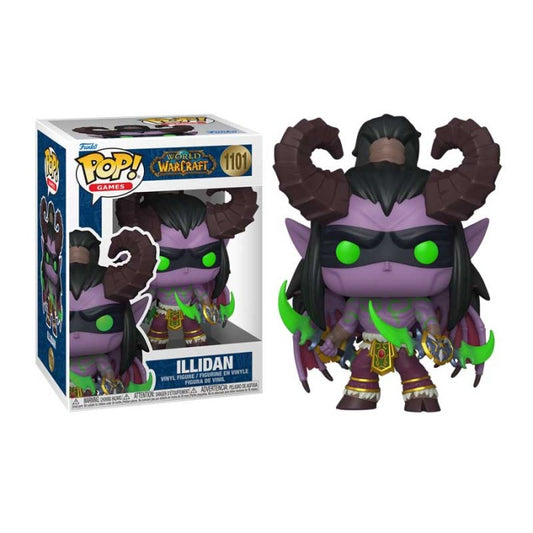 Funko Pop! World of Warcraft : Illidan 1101 Figure + Pop Protector