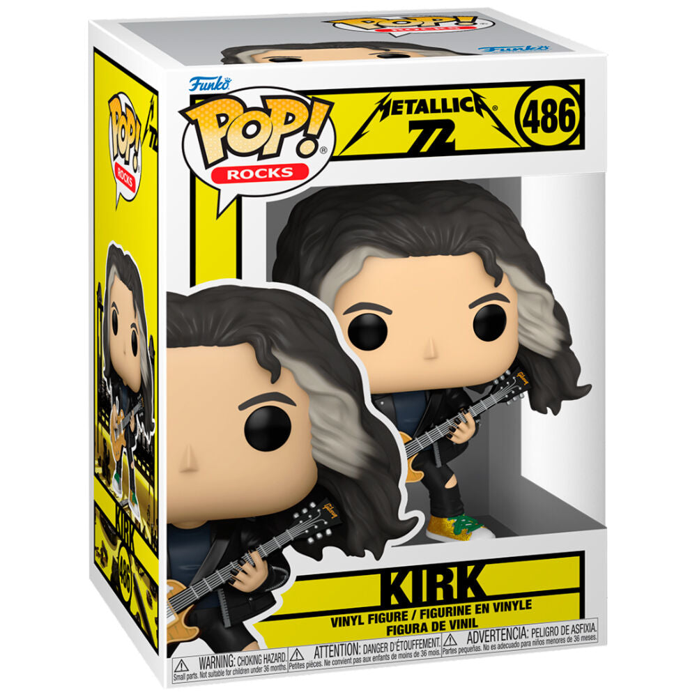 Funko Pop! Metallica 72 Seasons - Kirk 486 Figure + Pop Protector