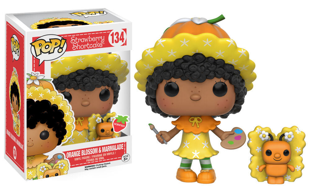 Funko Pop! Strawberry Shortcake - Orange Blossom & Marmalade 134 Scented Figure (VAULTED) (Box Blemishes and Sticker on Window)