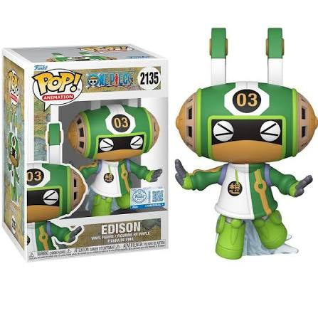 Funko Pop! One Piece - Edison 2135 Funko Special Edition Figure + Pop Protector