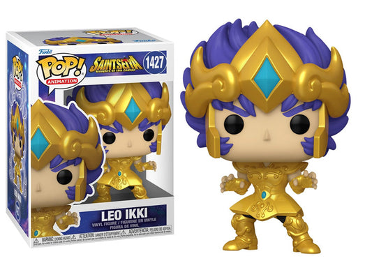 Funko Pop! Saint Seiya Knights of the Zodiac Leo Ikki 1427 + Free Protector