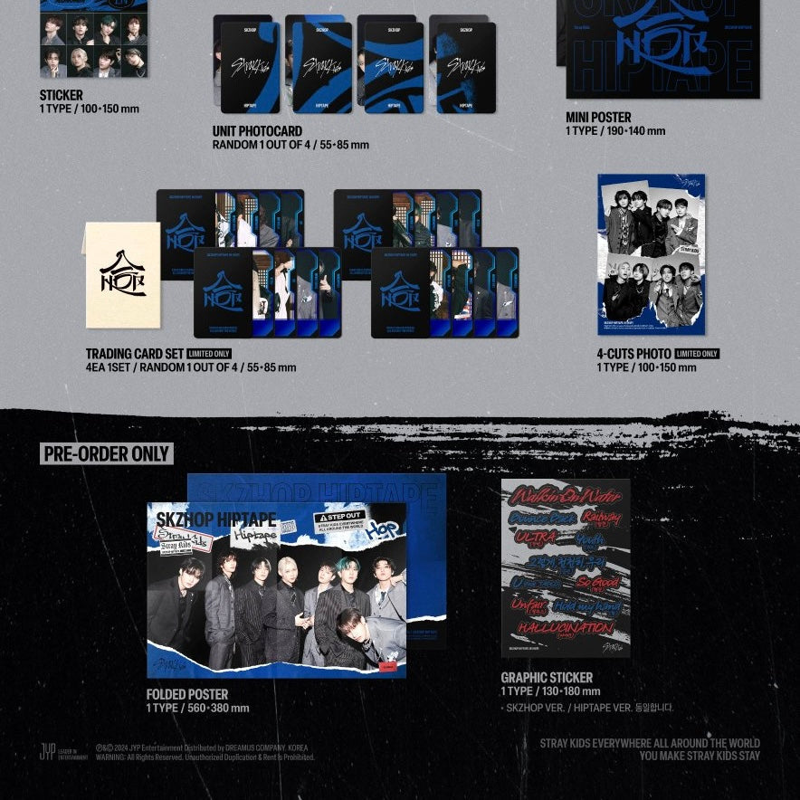 K-pop Stray Kids - Skzhop Hiptape [合 (HOP)] Hiptape Ver. (Limited Ver.) Album