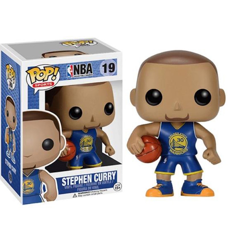 Funko Pop! NBA Collectible Figures - Stephen Curry 19 VAULTED Figure + Pop Protector