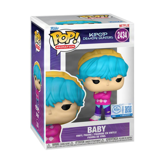 Funko Pop! Netflix K-pop Demon Hunters - Saja Boys : Baby 2434 Funko Special Edition Figure + Pop Protector