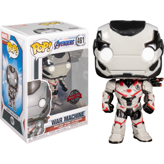 Funko Pop! Marvel Avengers - War Machine 461 Special Edition + Free Protector