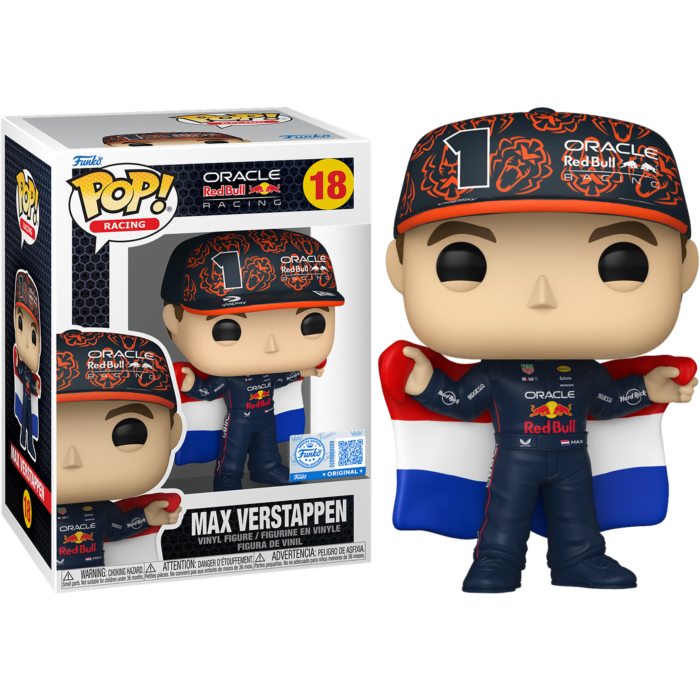 Funko Pop! Oracle Red Bull Racing - Max Verstappen 18 Funko Special Edition Figure + Pop Protector