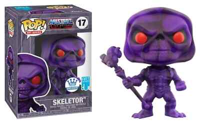 Funko Pop! Masters of the Universe - Skeletor 17 Funko Shop Exclusive Art Series Figure + Pop Protector