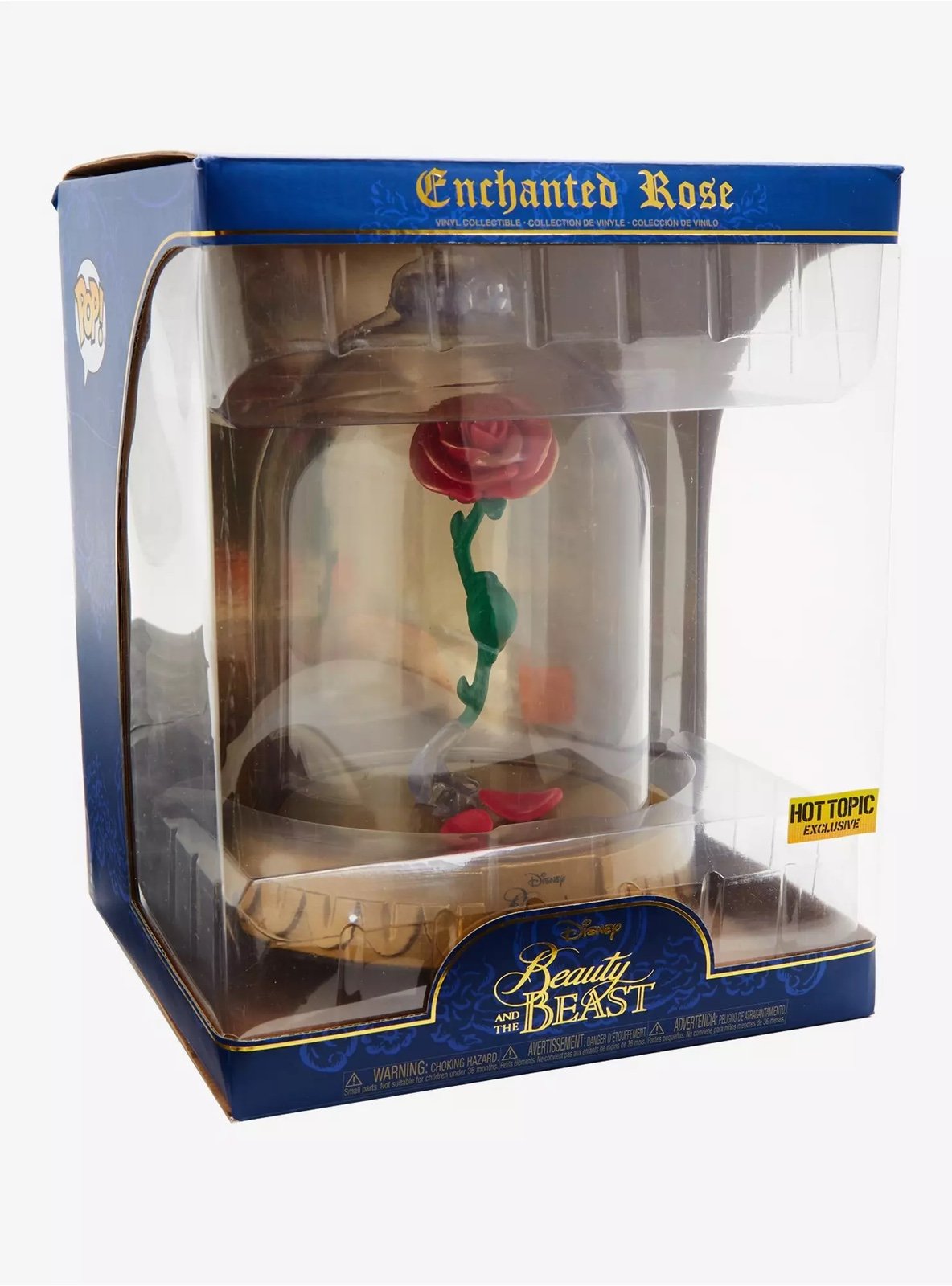 Funko Disney Beauty And The Beast Enchanted Rose Vinyl Collectible Hot Topic Exclusive