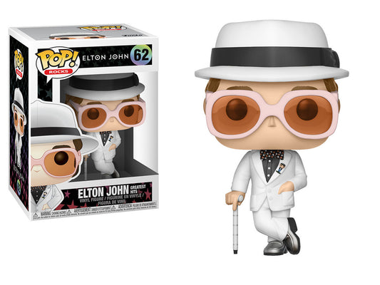 Funko Pop! Elton John - Greatest Hits 62 (VAULTED) + Free Protector