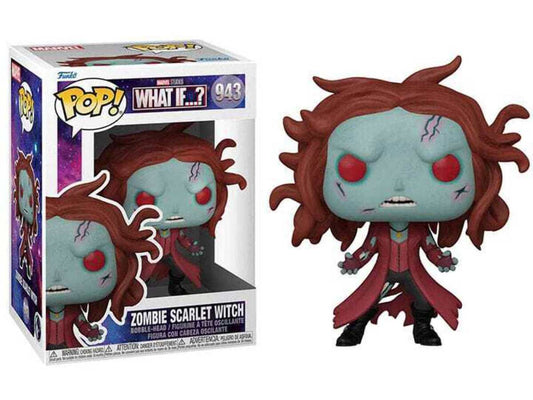 Funko Pop! Marvel What If…? Zombie Scarlet Witch 943 + Pop Protector