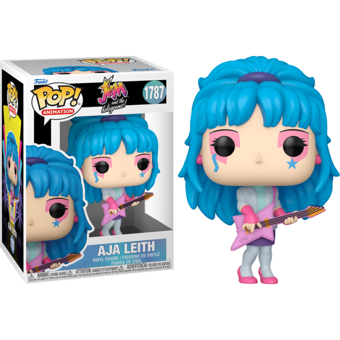 Funko Pop! Jem and the Holograms! Aja Leith 1787 + Pop Protector