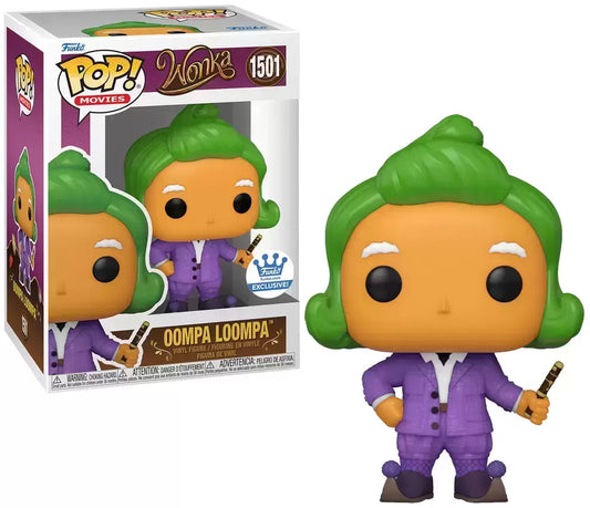 Funko Pop! Wonka Oompa Loompa 1501 Funko Shop Exclusive + Free Protector