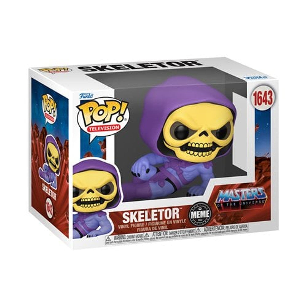 Funko Pop! Masters of the Universe MEME Skeletor 1643 + Pop Protector