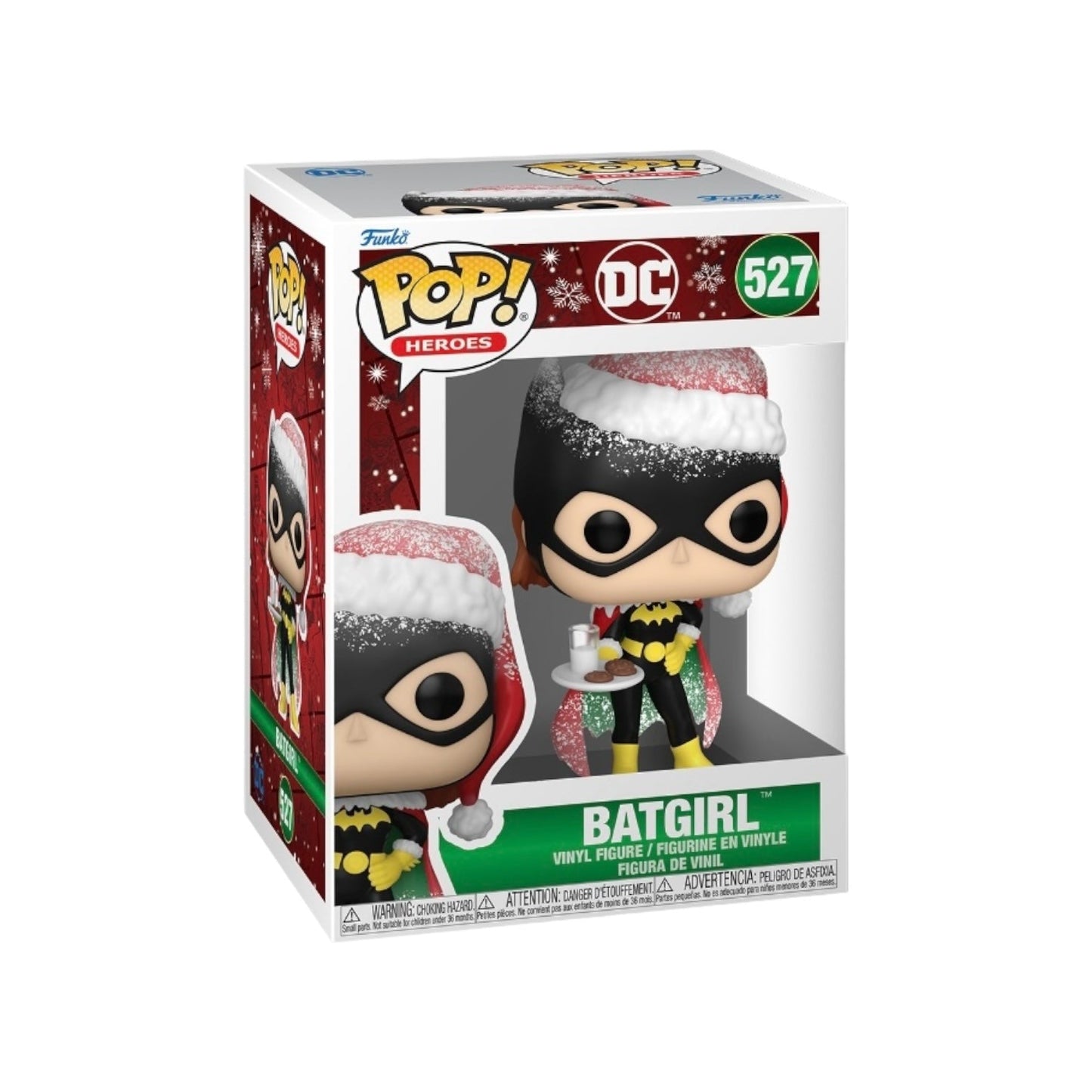 Funko Pop! DC Holiday Edition Batgirl 527 with Cookies & Milk + Free Protector