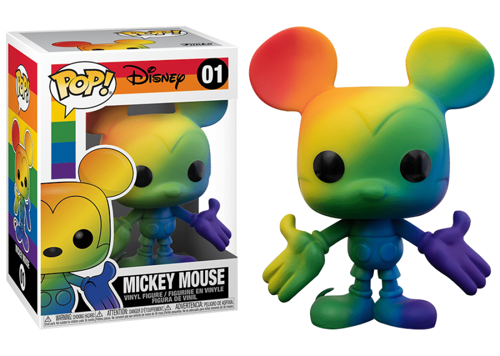 Funko Pop! Rainbow Disney Mickey Mouse 01 + Free Protector