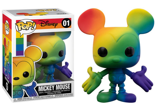 Funko Pop! Rainbow Disney Mickey Mouse 01 + Free Protector