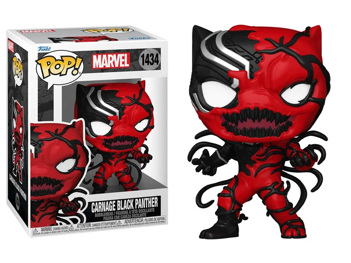 Funko Pop! Marvel Carnage Black Panther 1434 + Free Protector