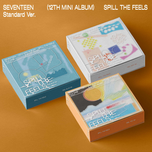 K-POP SEVENTEEN - 12TH MINI ALBUM [SPILL THE FEELS] (FEEL NEW WHITE VERSION)