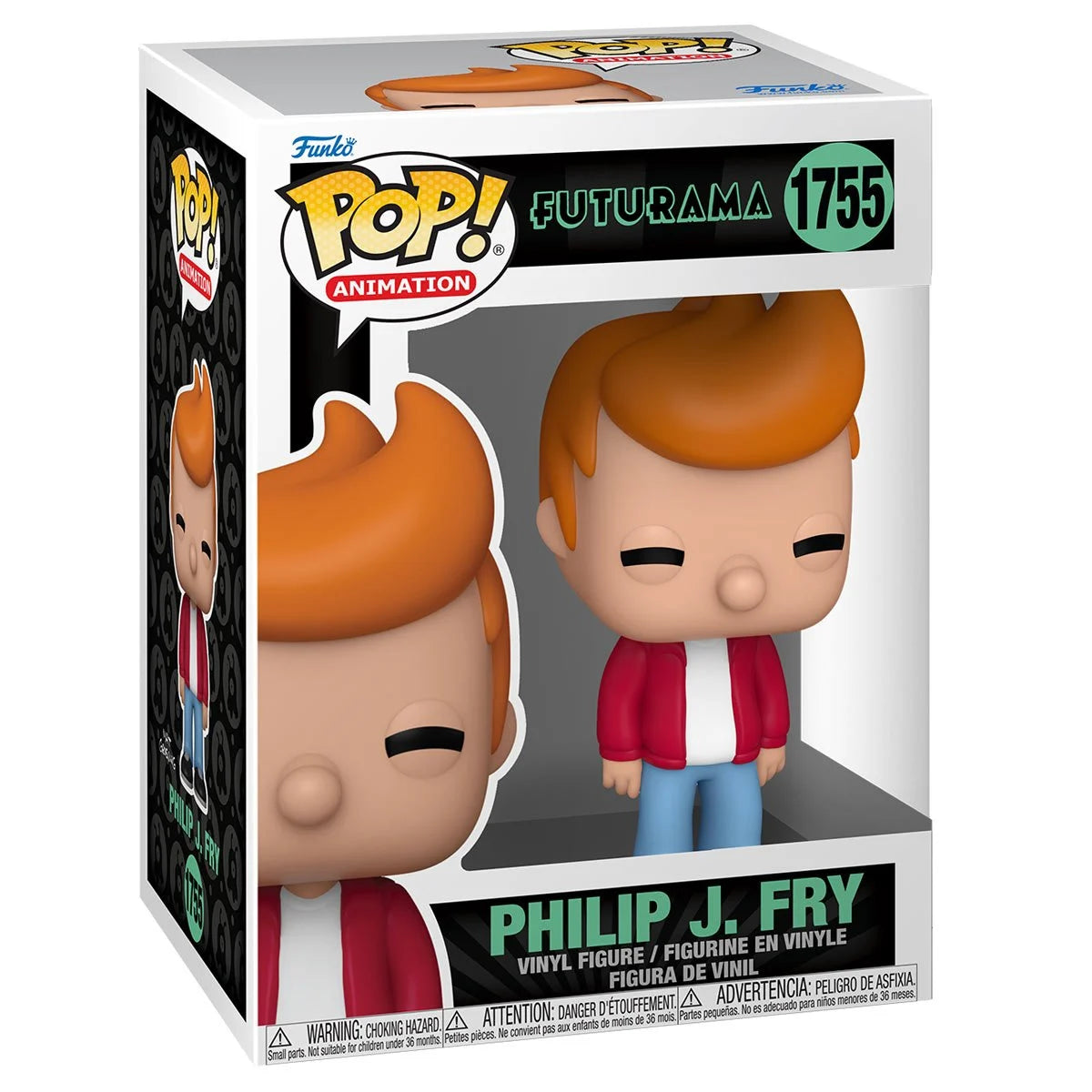 Futurama Philip J. Fry Funko Pop! Vinyl Figure #1755 + Pop Protector