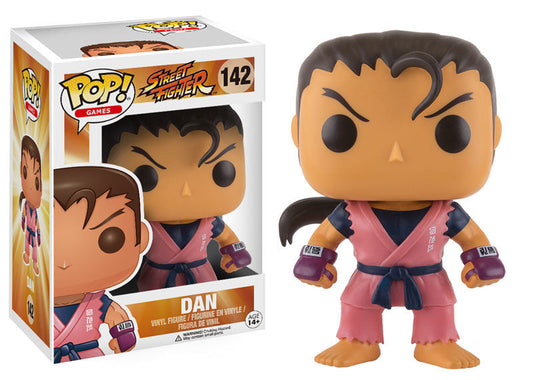 Funko Pop! Street Fighter Dan 142 + (VAULTED) Free Protector