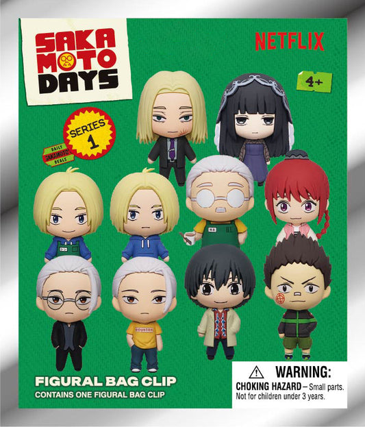 Sakamoto Days Series 1 Mystery 3D Foam Figural Bag Clip (One Variation Chosen at Random)