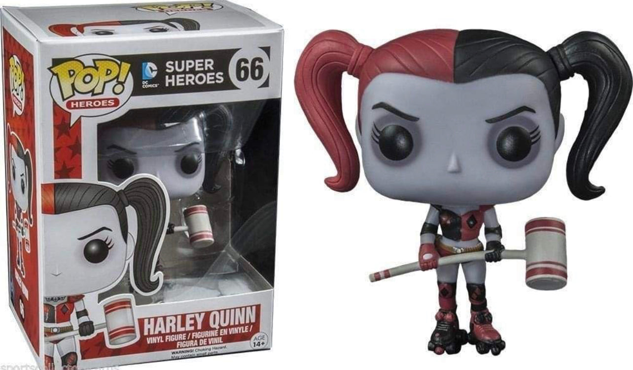 Funko Pop! DC Comics Super Heroes - Harley Quinn 66 + Free Protector (VAULTED) (box ware)