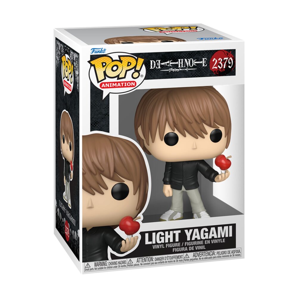Funko Pop! Deathnote - Light Yagami 2379 Figure + Pop Protector