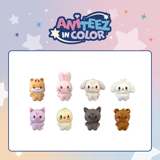 K-POP ATEEZ - 'ANITEEZ IN COLOR' MD - TINY ANITEEZ PLUSH DOLL (8 VERSIONS)