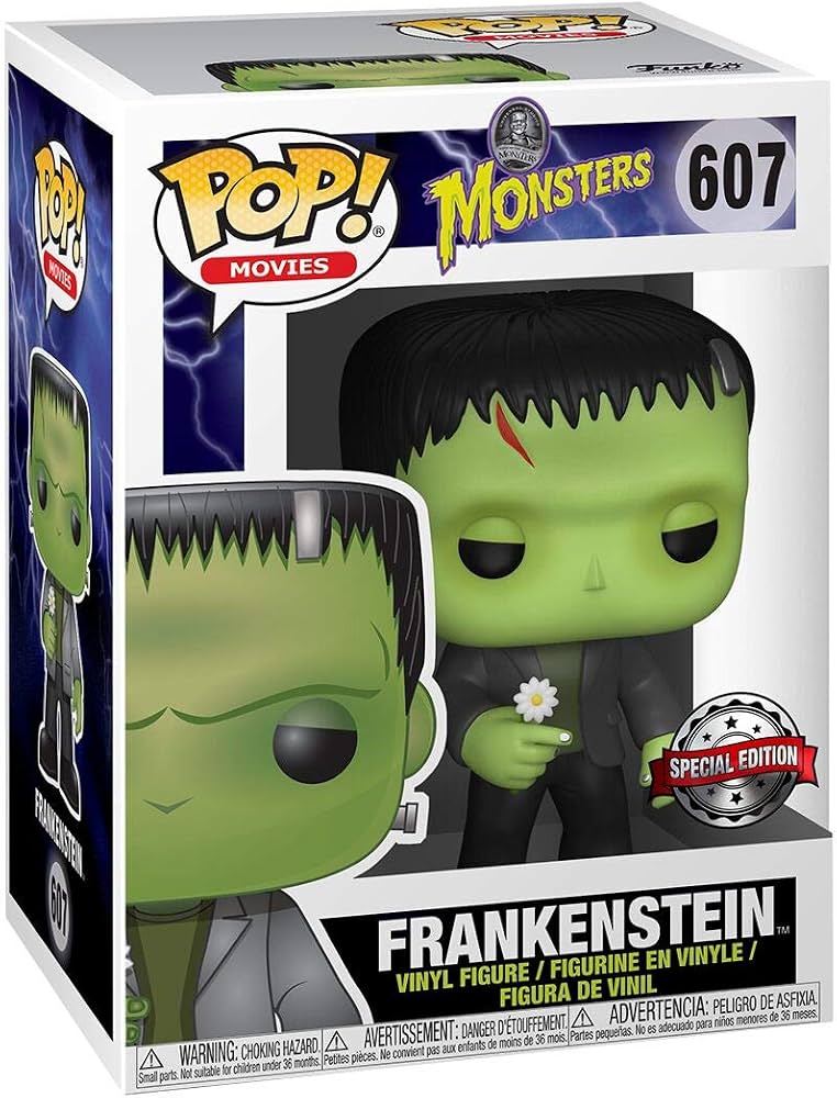 Funko Pop! Monsters - Frankenstein 607 Special Edition Figure + Pop Protector