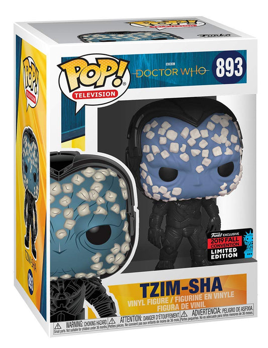 Funko Pop! Doctor Who : Tzim-Sha 893 Figure Funko 2019 Fall Convention Exclusive + Pop Protector