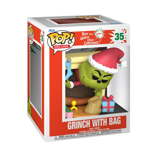 Funko Pop! Dr. Seuss - How The Grinch Stole Christmas! Grinch with Bag 35