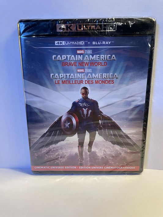 Captain America: Brave New World (Blu-ray) – Brand New / Factory Sealed