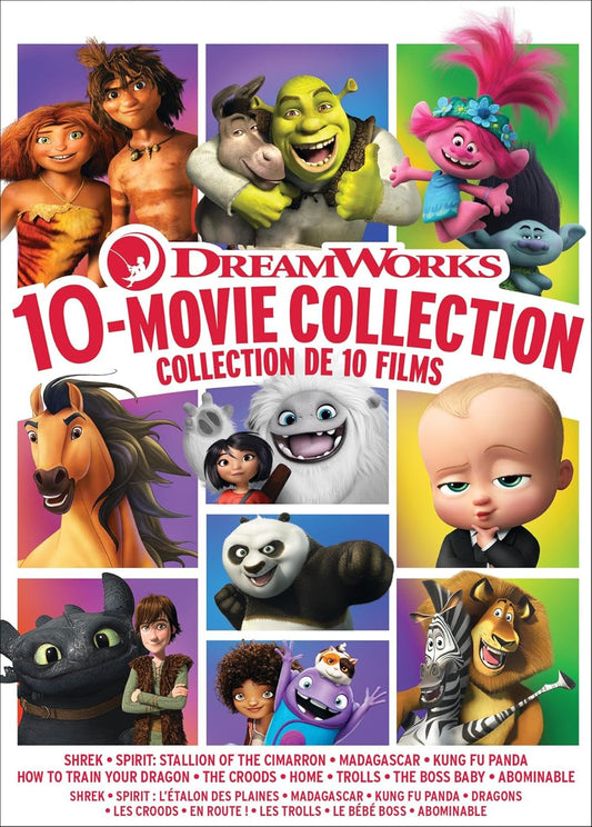 DreamWorks 10-Movie Collection [DVD] (Bilingual) – Brand New / Factory Sealed