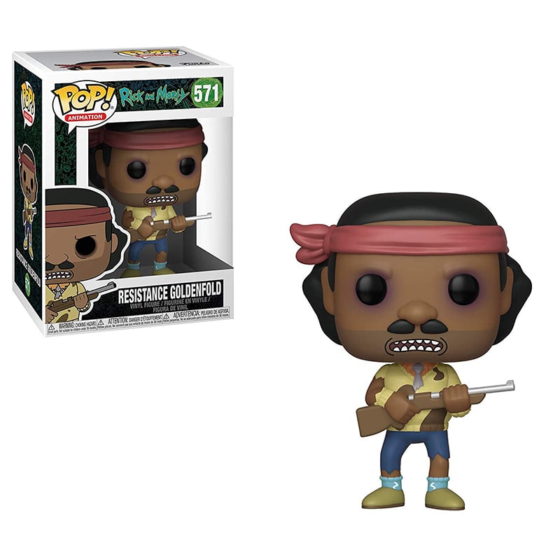 Funko Pop! Rick and Morty : Resistance Goldenfold 571 Figure + Pop Protector
