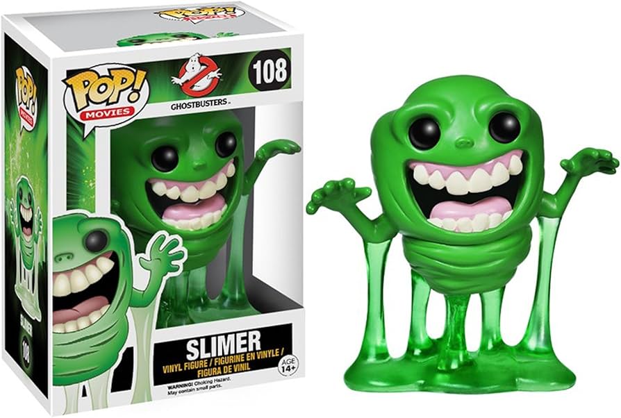 Funko Pop! Ghostbusters - Slimer 108 (VAULTED) + Free Protector