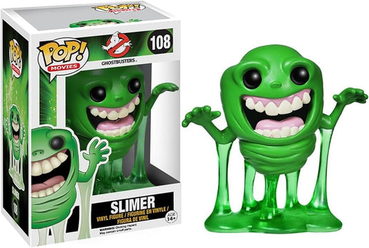 Funko Pop! Ghostbusters - Slimer 108 (VAULTED) + Free Protector