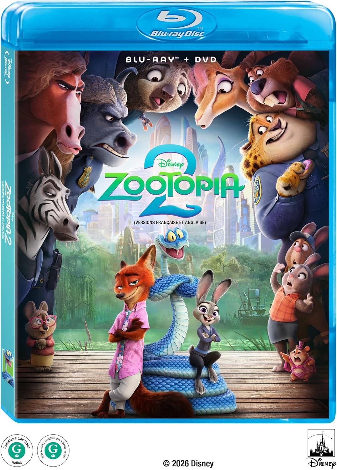 Zootopia 2 - Bilingual - BD/DVD Combo [Blu-ray]