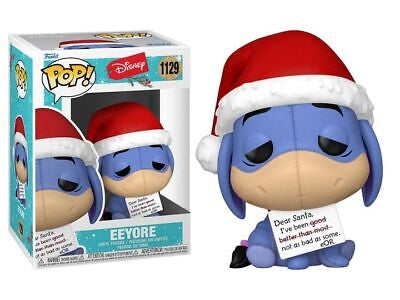 Funko Pop! Disney Winnie The Pooh Christmas Eeyore 1129 + Free Protector