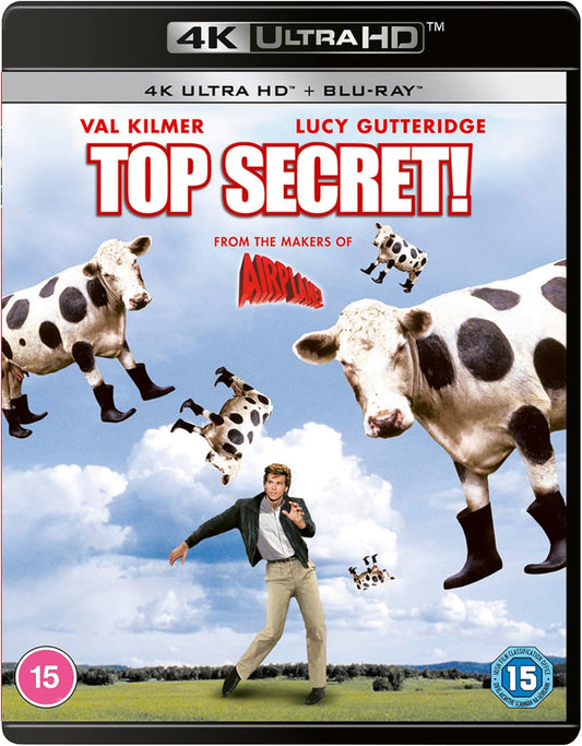 Top Secret 4K Ultra HD + bluray Brand New official sealed
