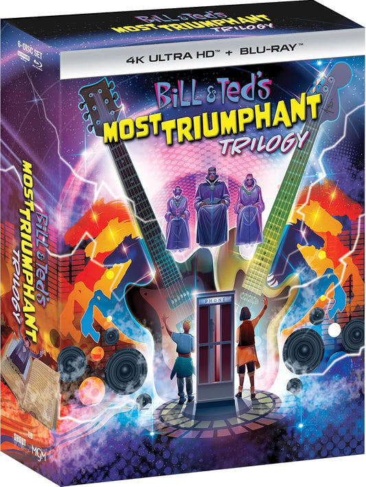 Bill & Ted's Most Triumphant Trilogy - 4K Ultra HD + Blu-ray – Brand New / Factory Sealed