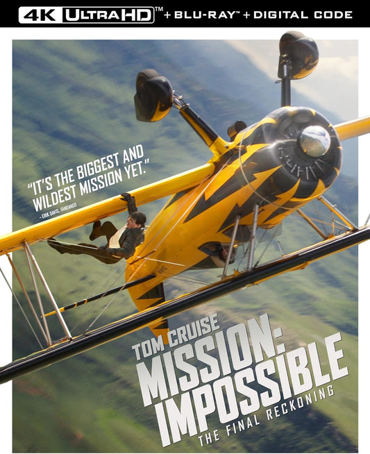 🎬 Mission: Impossible – Final Reckoning (4K UHD + Blu-Ray + Digital) – Brand New / Factory Sealed –