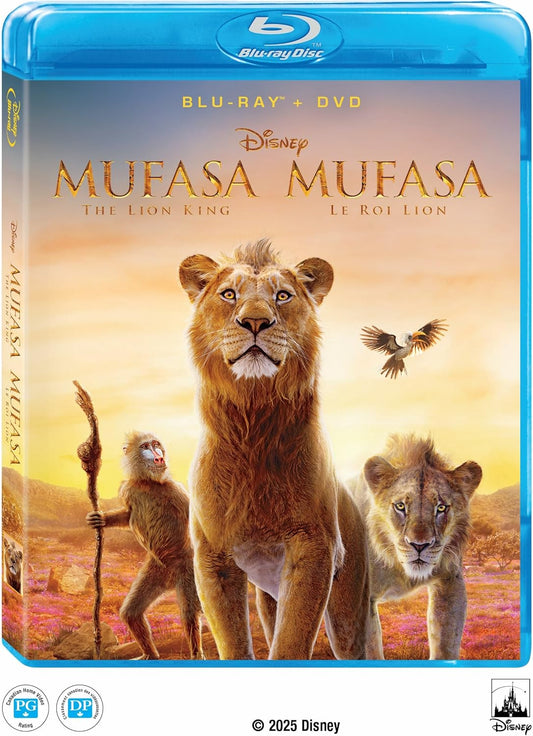 Mufasa: The Lion King (Blu-ray + DVD) – Brand New / Factory Sealed